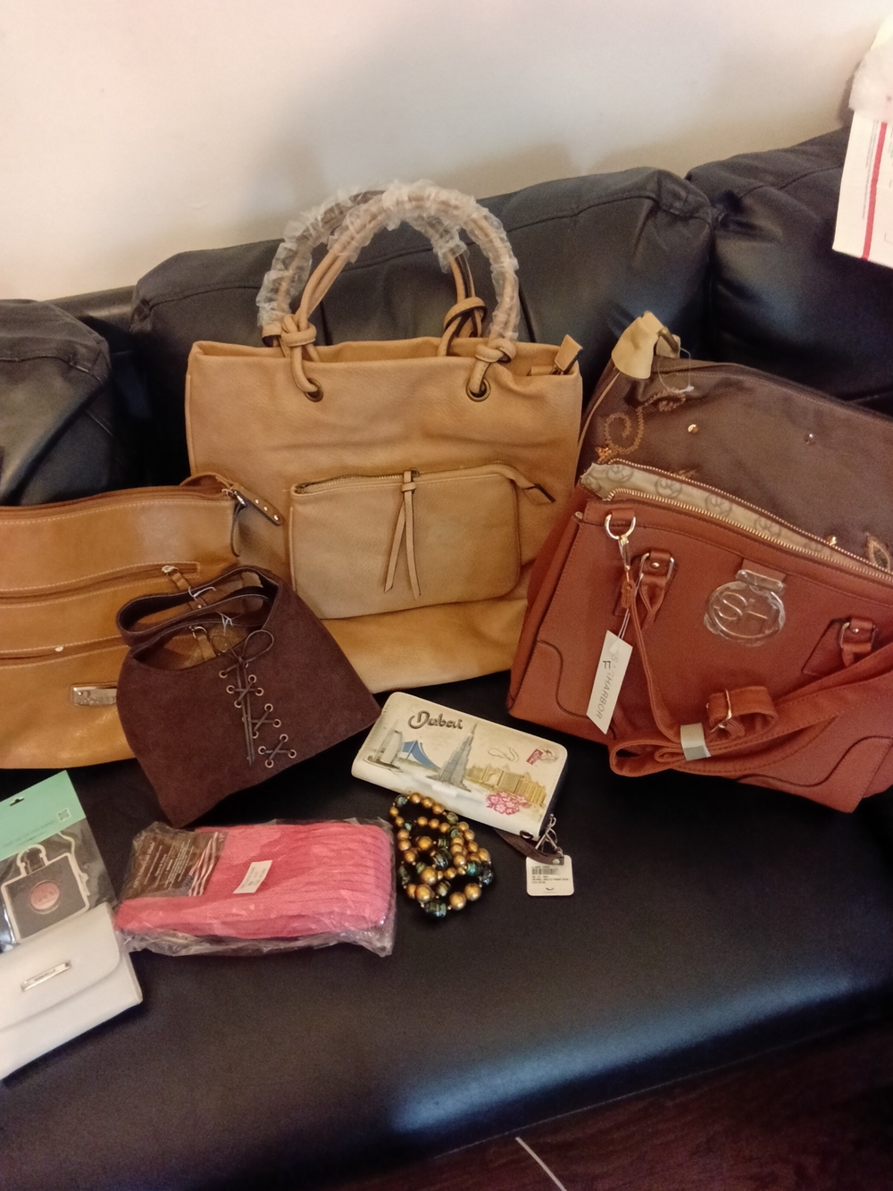Women’s Tan Crossbody & Tote Set - Versatile Everyday Carry